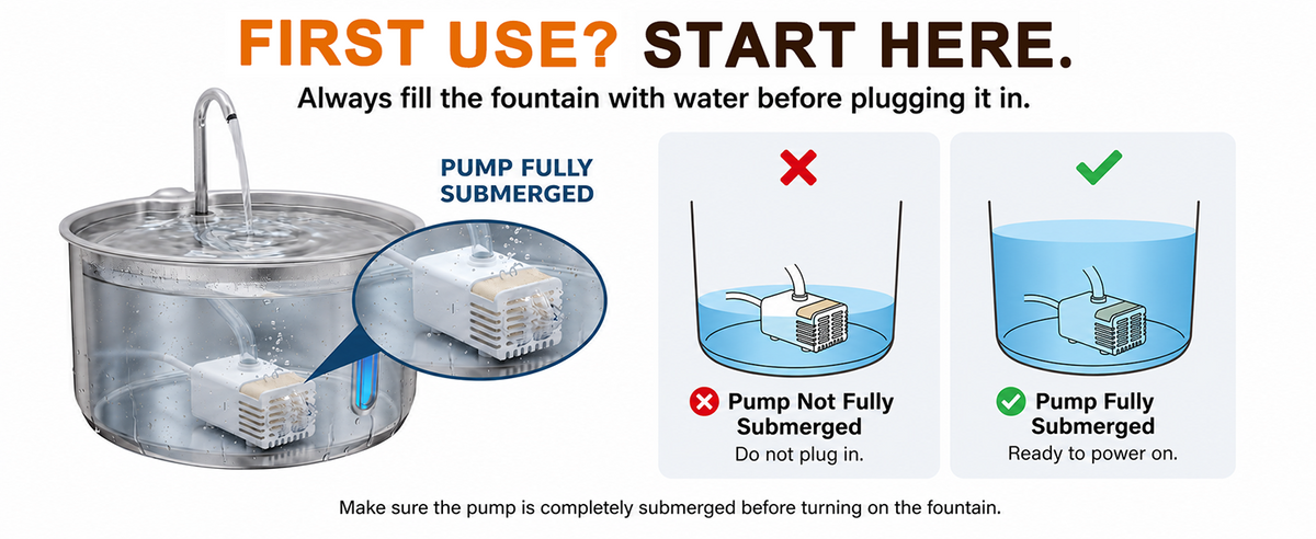 Why Is My Pet Water Fountain Not Pumping Water?