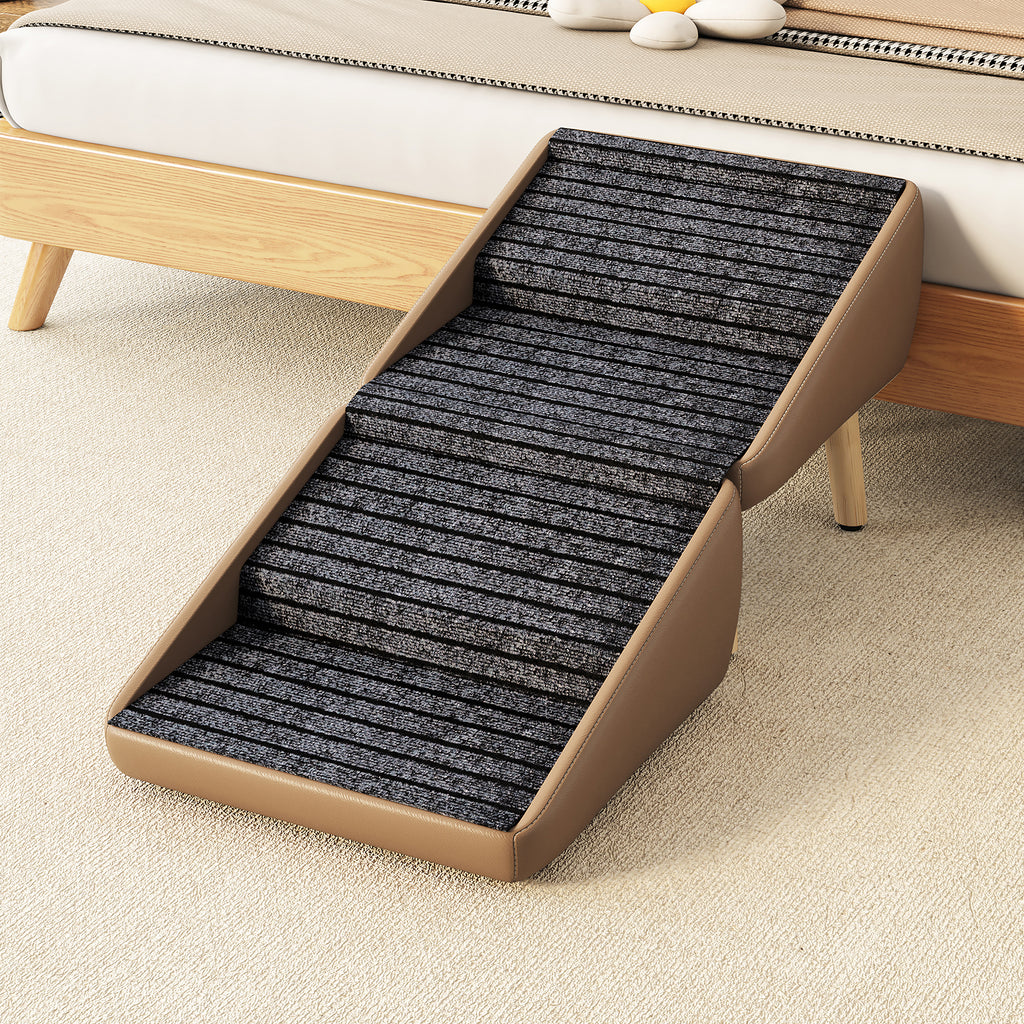 GuluNook Dog Stairs for Small Dogs – 2-in-1 Foldable Pet Steps & Ottoman Pet ramps