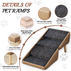 GuluNook Dog Stairs for Small Dogs – 2-in-1 Foldable Pet Steps & Ottoman Pet ramps