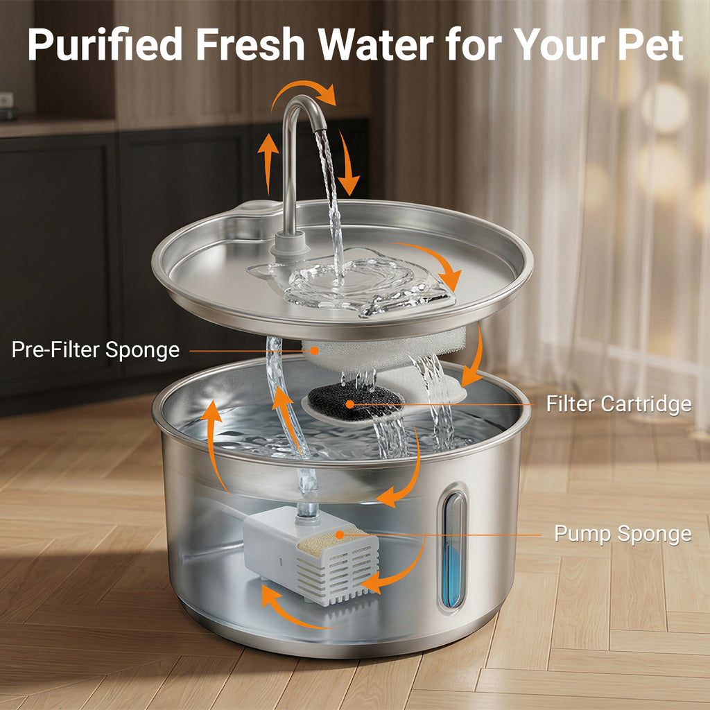 Aqua Flow 4L Fountain