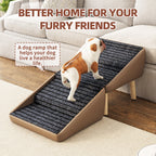GuluNook Dog Stairs for Small Dogs – 2-in-1 Foldable Pet Steps & Ottoman Pet ramps