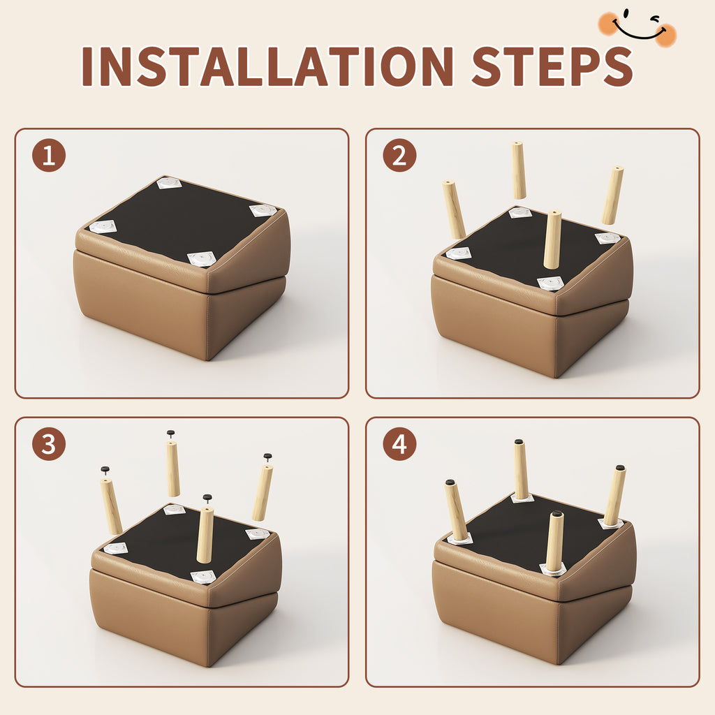 GuluNook Dog Stairs for Small Dogs – 2-in-1 Foldable Pet Steps & Ottoman Pet ramps