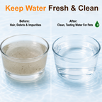 GULUNOOK Aqua Flow 4L Fountain Replacement Filters (8-Pack)
