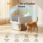 XL Stainless Steel Cat Litter Box