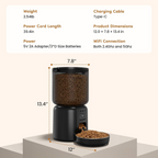 GuluNook Automatic Pet Feeder with Camera – 4L WiFi Cat & Dog Feeder